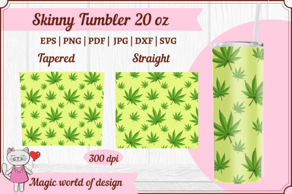 420 20oz Straight Skinny Tumbler Graphics for Tumbler Wraps