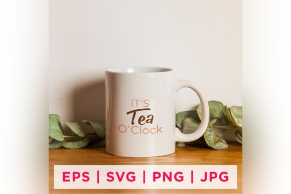 It's Tea O'Clock Sticker: Graphics & Crafts Review