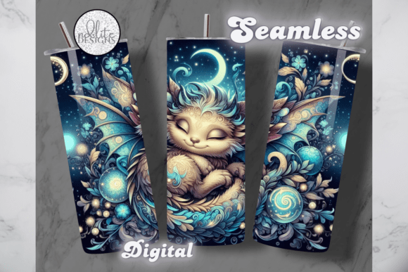 Mythical Creature Night Sky Tumbler Wrap Graphics Review