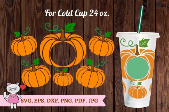Pumpkin Spice Life SVG: Tumbler Wraps & Graphics