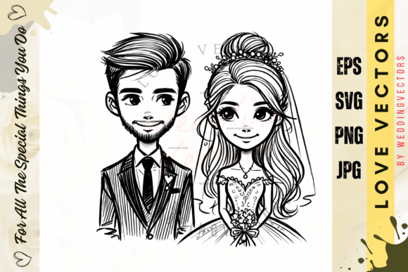 Weddingvectors - 22002031: Romantic Graphics & Illustrations